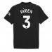 Manchester City Ruben Dias #3 Bortedrakt 2025-26 Korte ermer